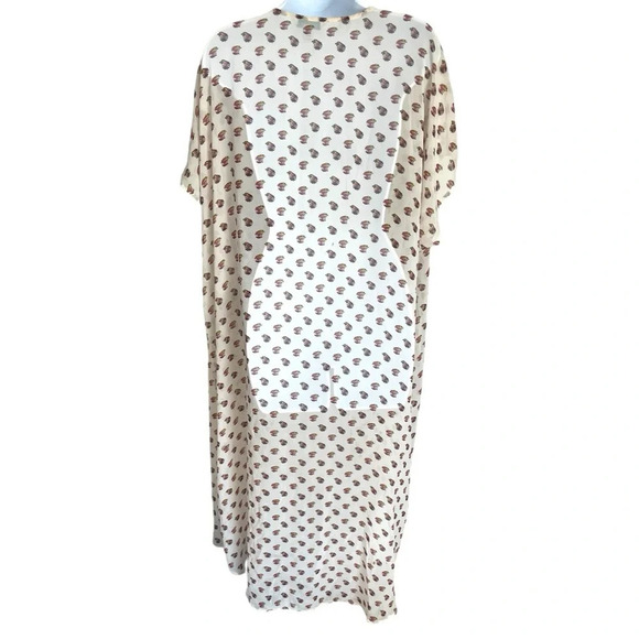 Boutique Kimono Duster | Lightweight Open Front Cardigan OX 1X Floral Print - Picture 3 of 11